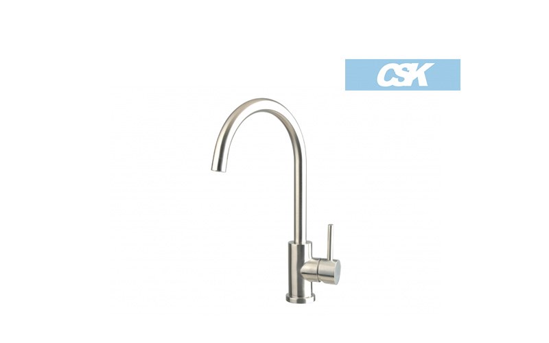 不鏽鋼廚房單槍龍頭