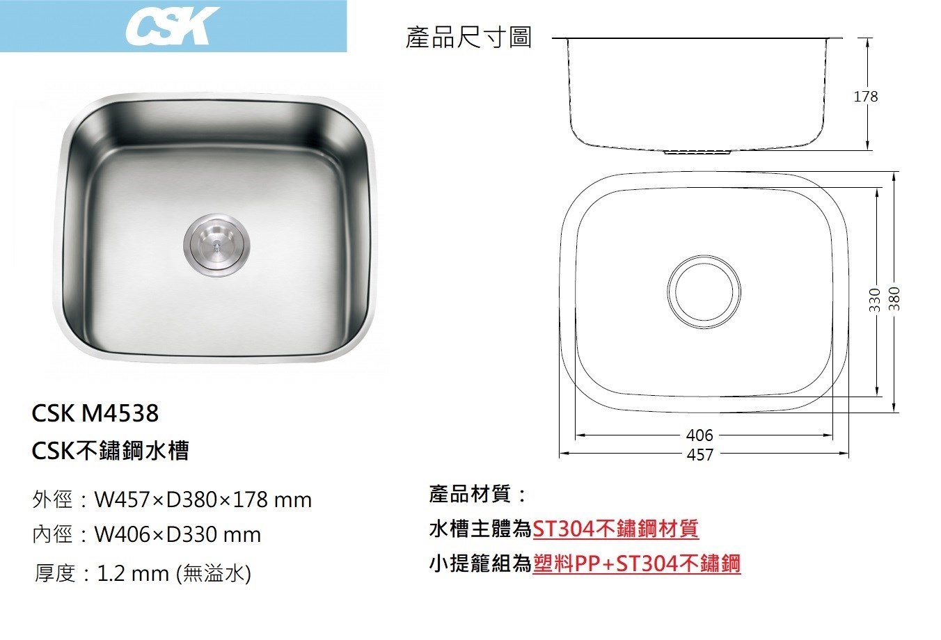 廚房不鏽鋼水槽
