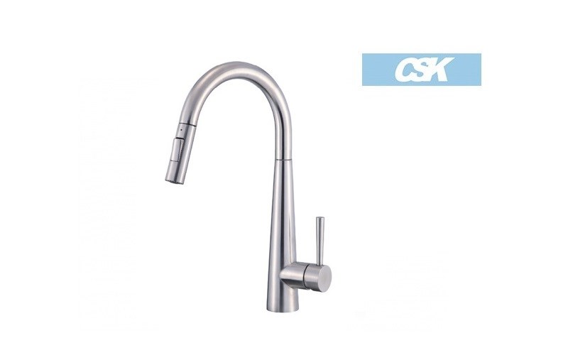 不鏽鋼廚房伸縮花灑龍頭